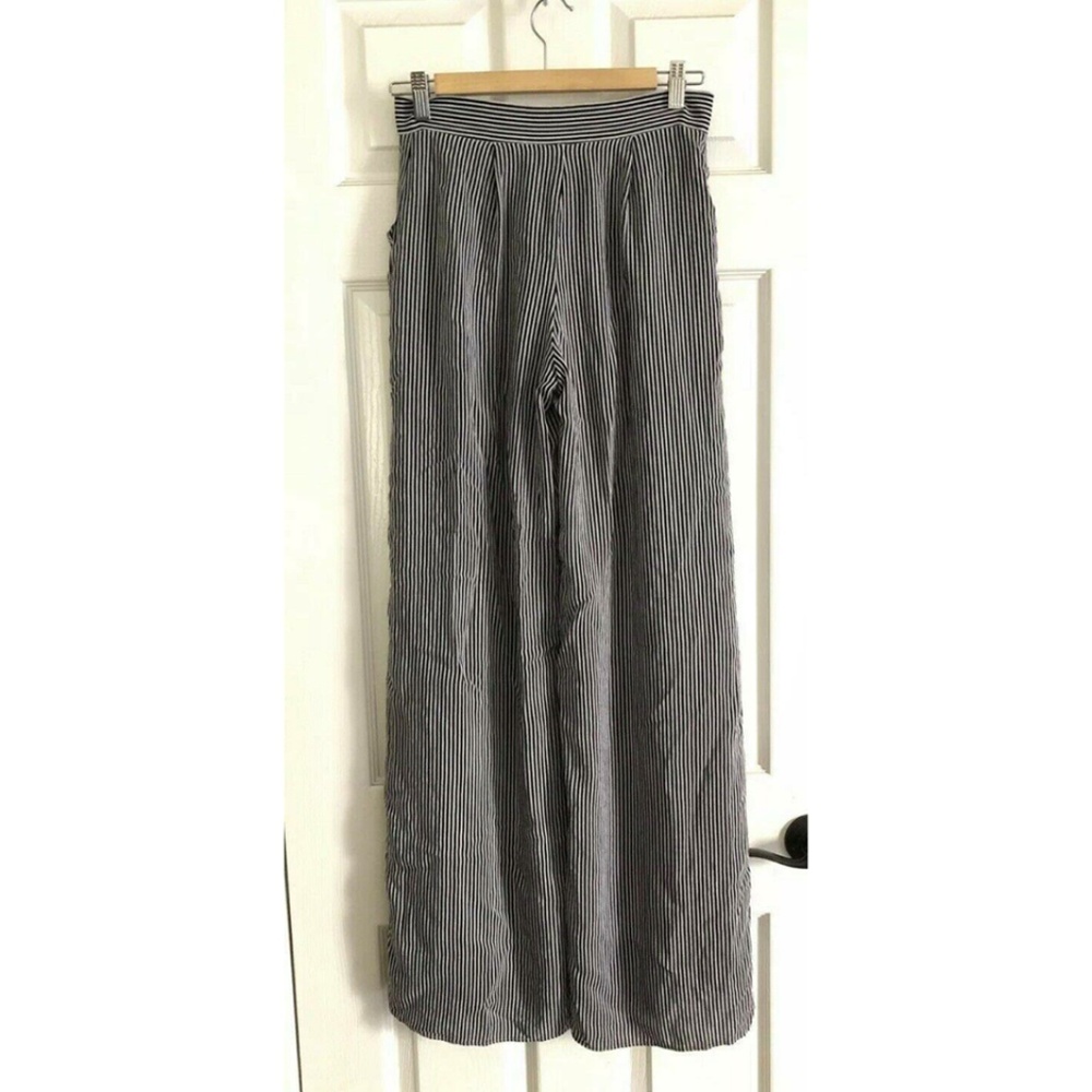 Oscar de la Renta Crepe De Chine Wide Leg Pants - Picture 4 of 7